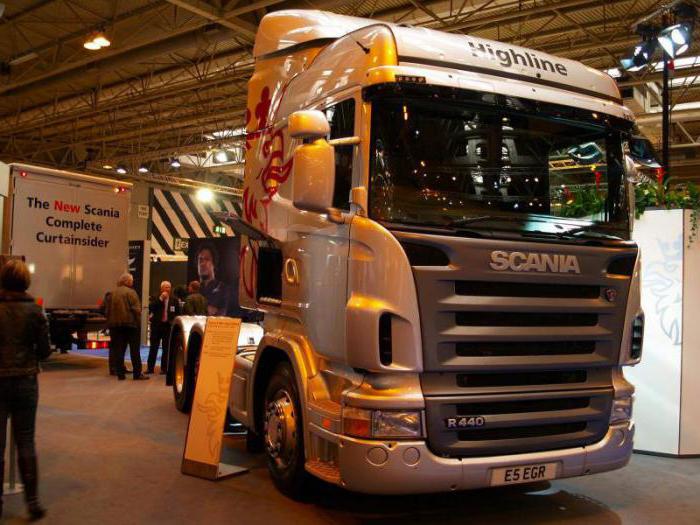 Τρακτέρ φορτηγών Scania 
