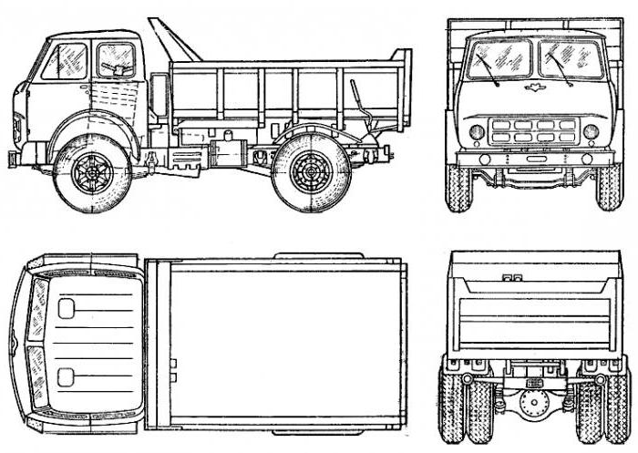 maz 503 dump truck 