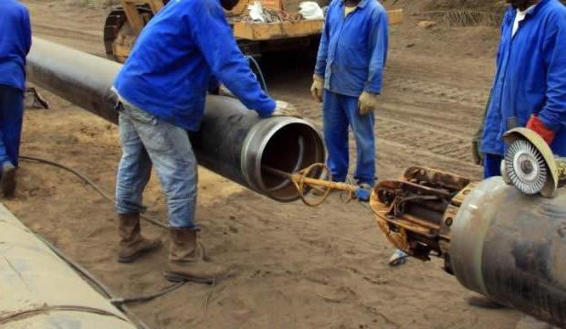 Bau von Pipelines