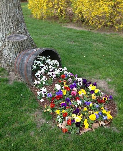 DIY nápady na kvetinové záhony