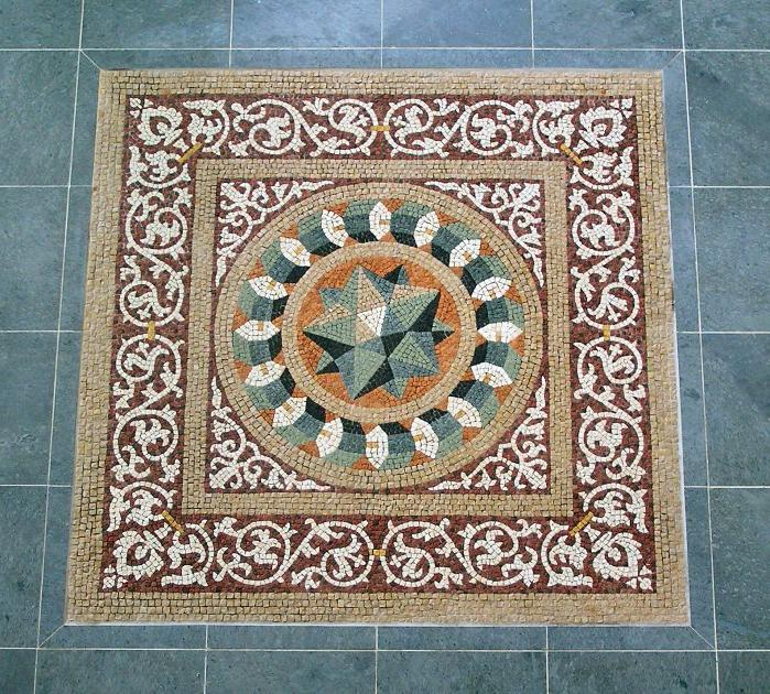 мозаїчні підлоги з мармурової крихти