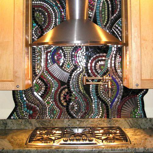 кухня с мозайки