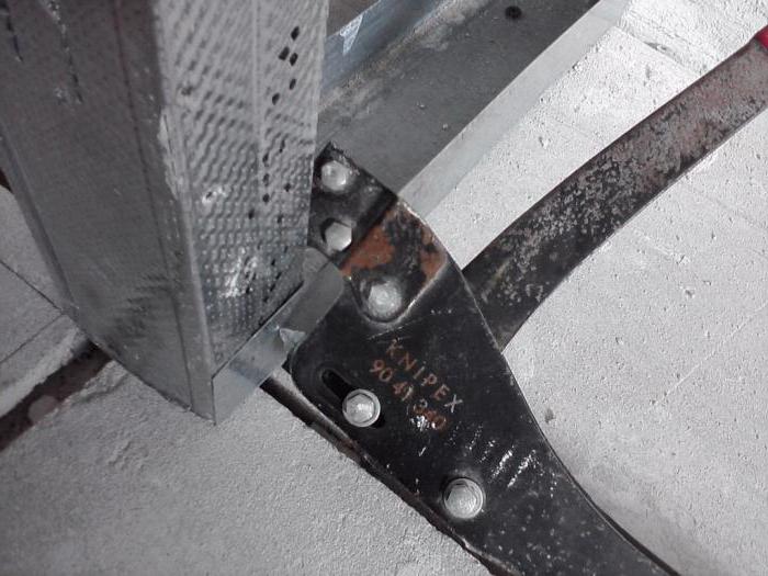 cortador para perfil de metal para el precio de paneles de yeso