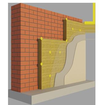 tecnologia de isolamento de fachadas com pontas de espuma
