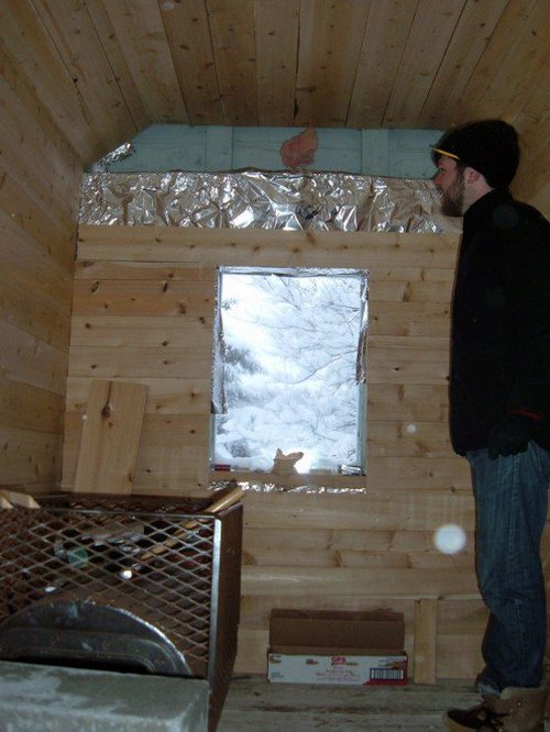 insulation of the ceiling in the bath with mineral wool by own hands