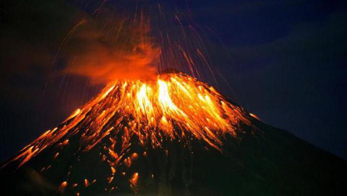 планината на вулкана