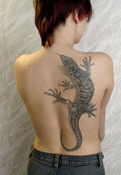 ještěrka tetování význam