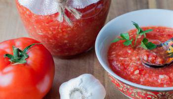 Adjika Meerrettich Tomaten Knoblauch ohne zu kochen