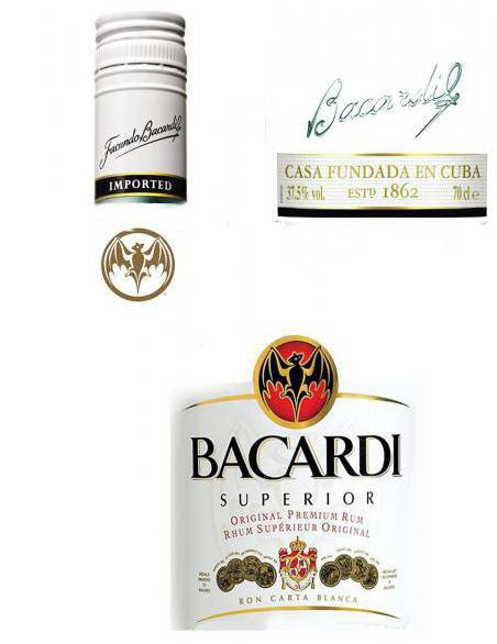 Bacardi överlägsen falsk