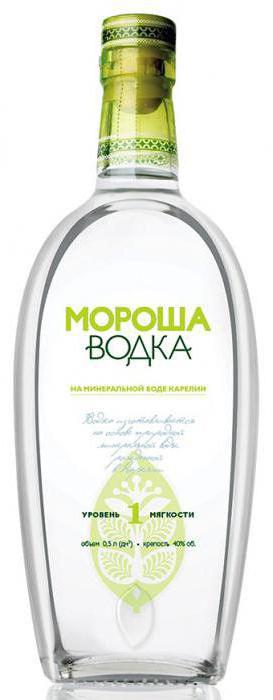 Morosha vodka. Livello di morbidezza 