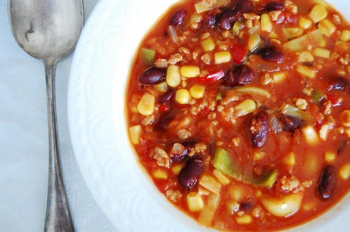 soupe au chili con carne