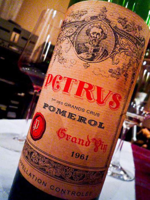 1975 zámecké víno Petrus