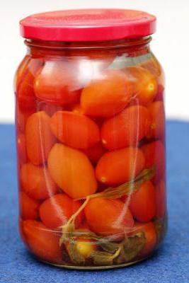 pickled tomatoes for the winter with citric acid