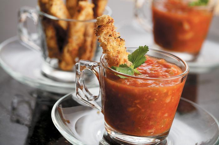 recept na studenú polievku gazpacho