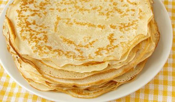 recette de crêpes au lait avec de l'eau bouillante