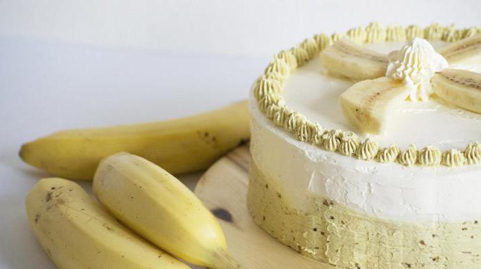 receita de bolo de esponja de creme de banana 