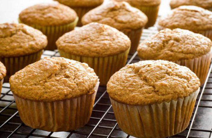 cottage cheese muffins in silicone tins in the oven