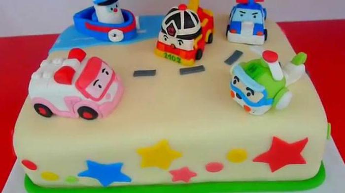 Торта Robocar Poli