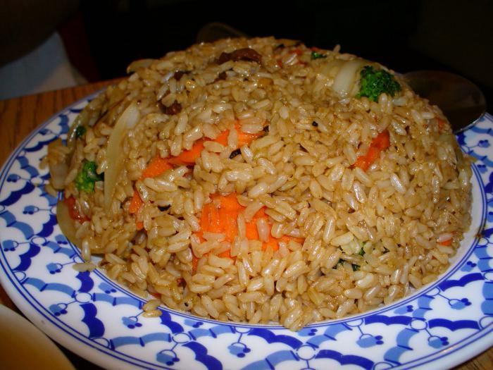 Thai fried rice with chicken