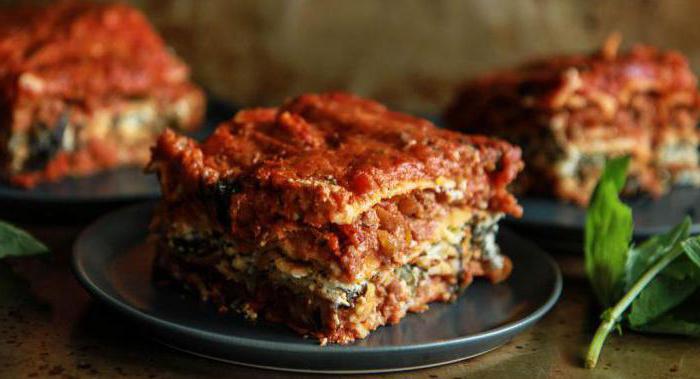 simple lasagna with minced meat