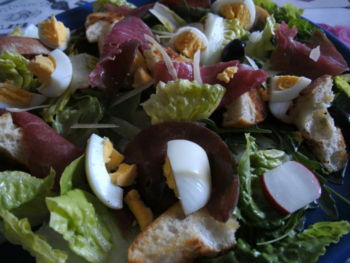 salade de viande de boeuf