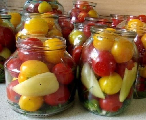 recipe for pickled tomatoes for the winter