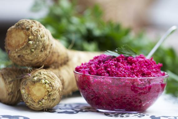 horseradish recipe with beets for the winter