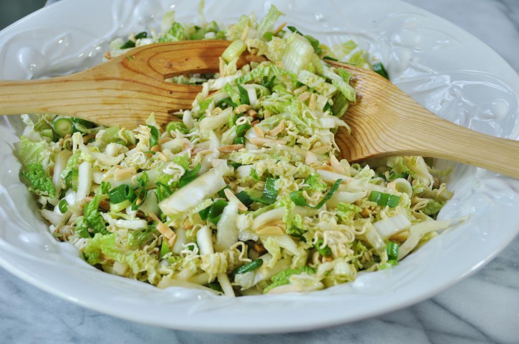 salade de légumes au chou chinois