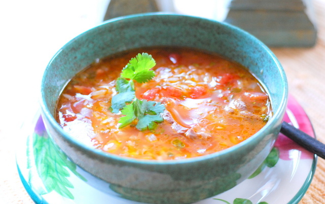 receita de sopa de carne kharcho com foto