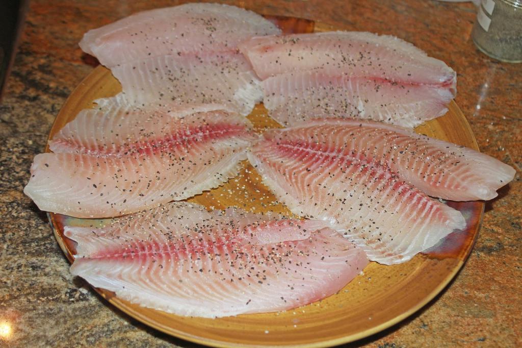 tilapia in beslag in een panrecept