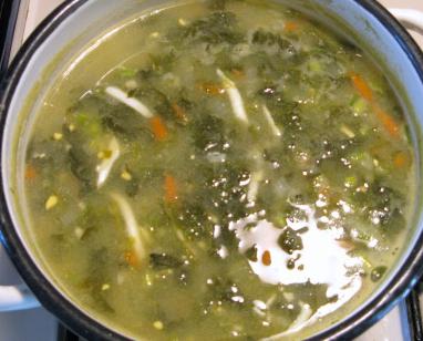 green borsch with sorrel and egg 