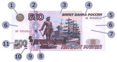 banknotas 500 rublių