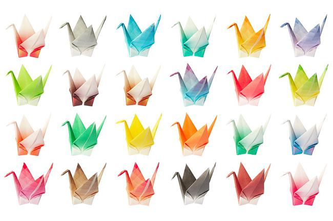 origami fugl af lykke 