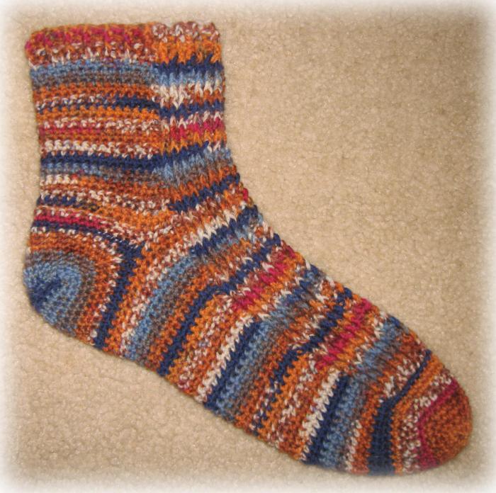 háčkované pánske ponožky 