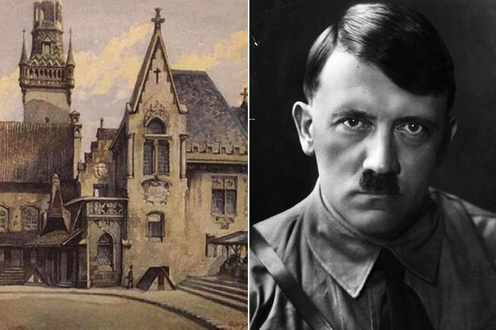 Hitler's paintings with titles