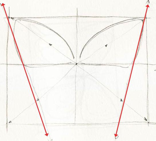 como dibujar una mariposa con un lapiz