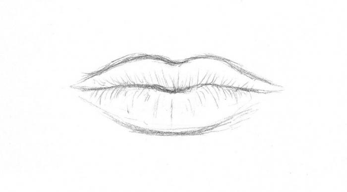how to draw a man's lips