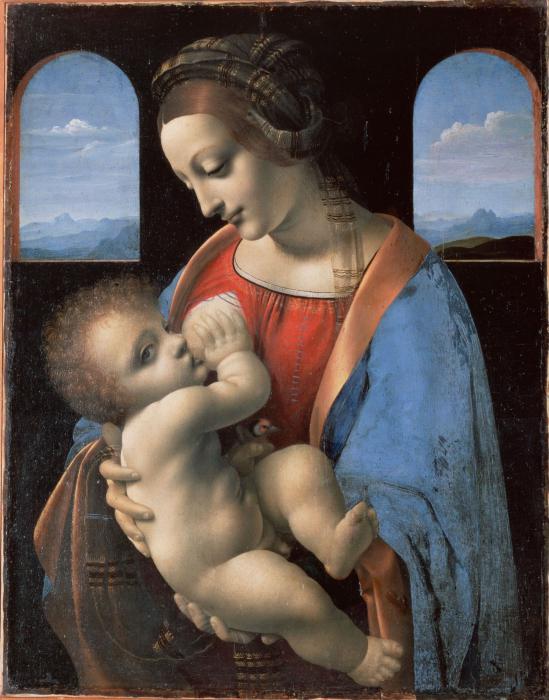 da Vinci madonna un bērns