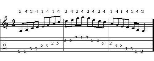 pentatonic steps