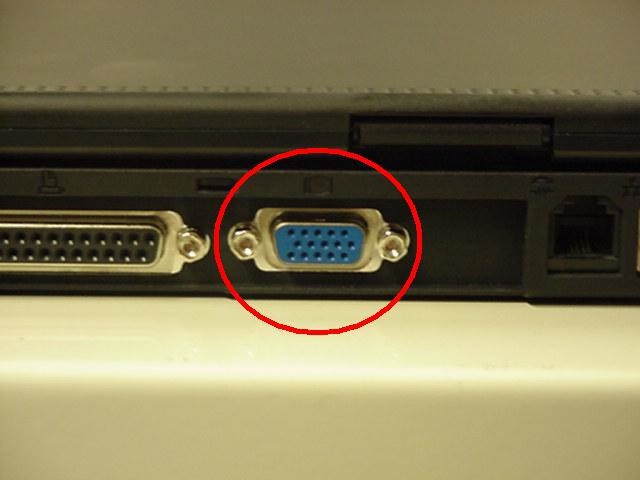 how to connect TV to laptop via vga 