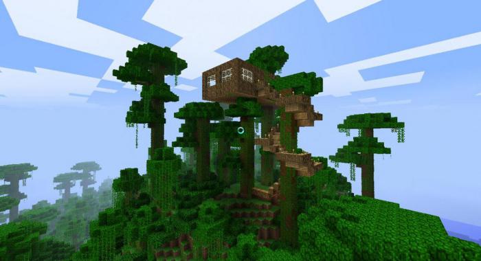 how to make a tree house in minecraft