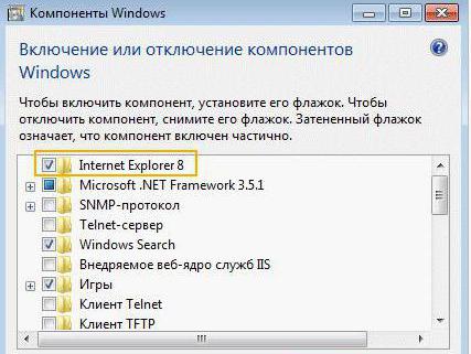 kuinka poistaa Internet Explorer - selain 