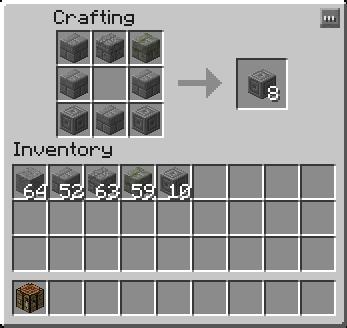 hvordan lage en steinstein i minecraft