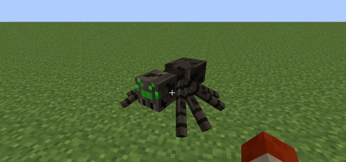 kā pieradināt zirnekli minecraftā 