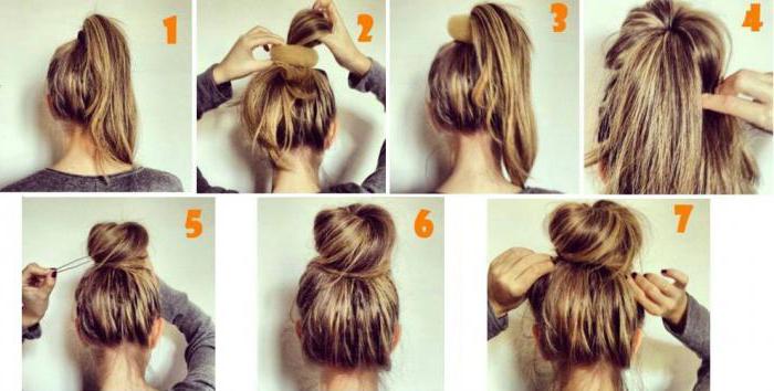 hur man gör en vaniljbulle av hår