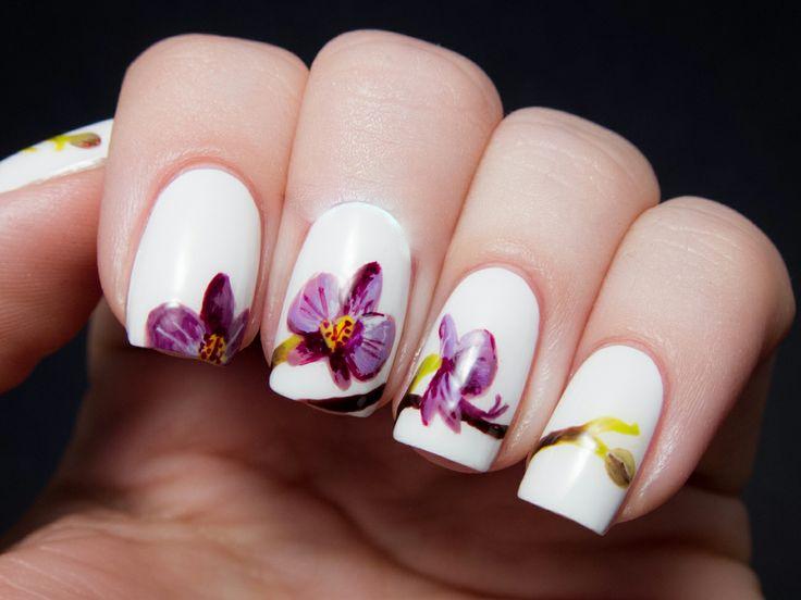 Manicure orchidea