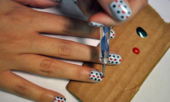 domácí nail art