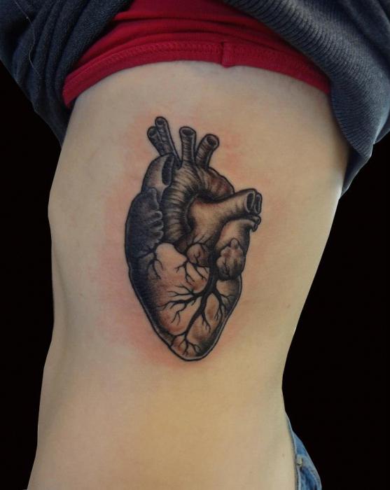 hjerte tatovering