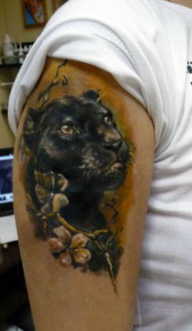 panther tatuiruotes