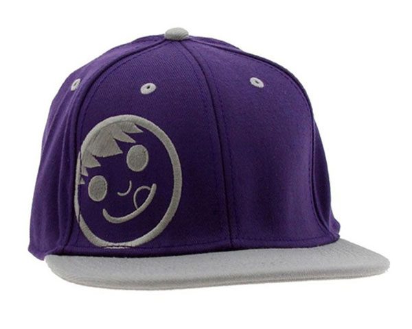 Cap with straight visor